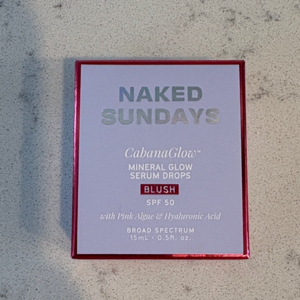 Naked Sundays SPF 50 Mineral Glow Blush Serum Drops